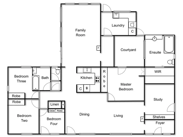 Floorplan of Homely house listing, 51 Gouger Street, Torrens ACT 2607