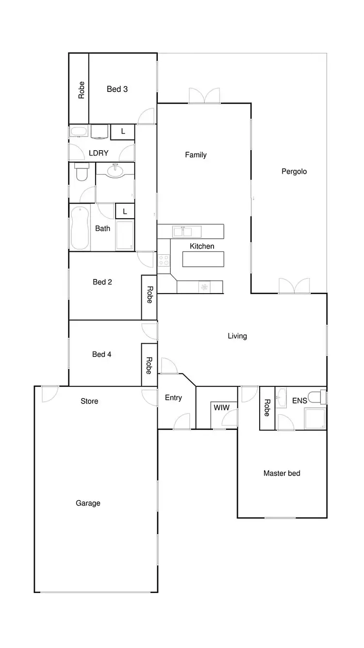 Floorplan of Homely house listing, 36 Freda Bennett Circuit, Nicholls ACT 2913