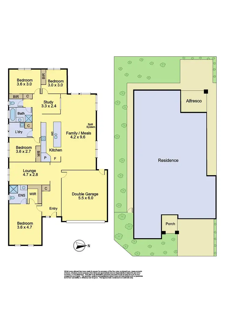 Floorplan of Homely house listing, 1 Sassafras Avenue, Doreen VIC 3754