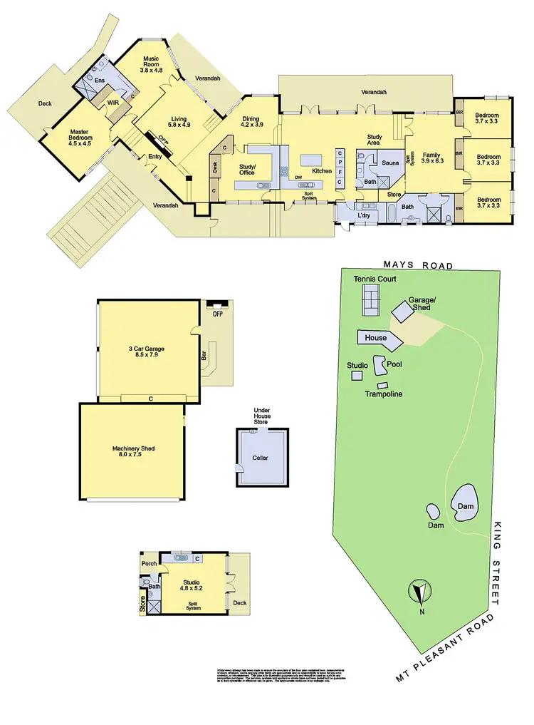 Floorplan of Homely house listing, 184 Mount Pleasant Road, Eltham VIC 3095