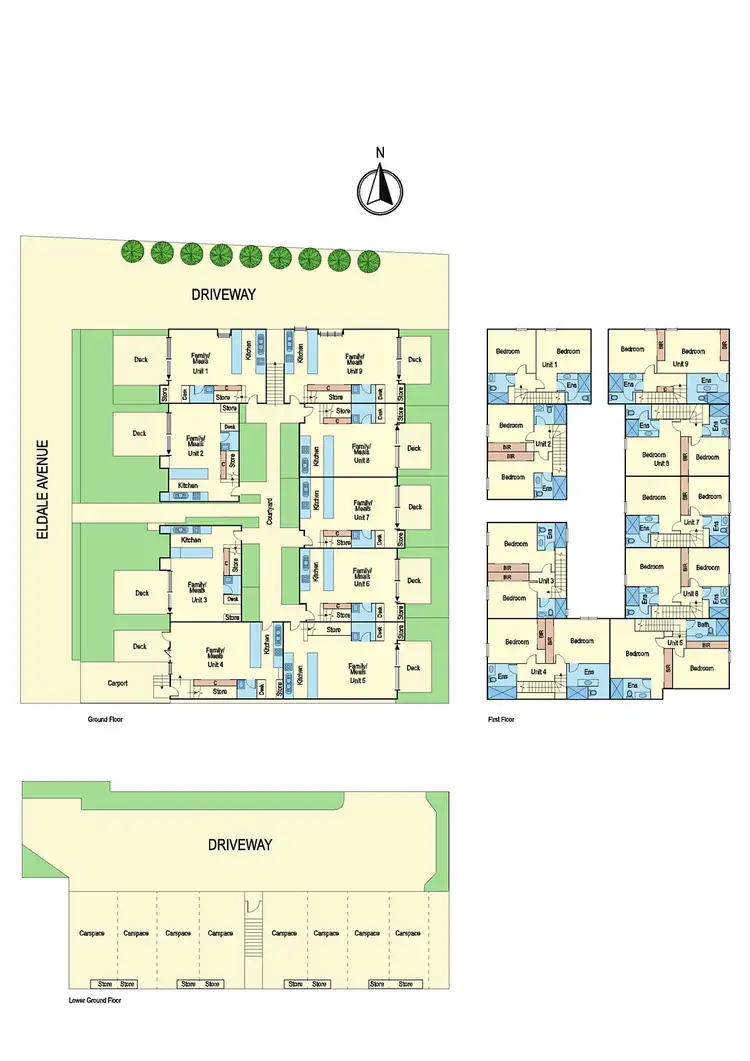 Floorplan of Homely townhouse listing, 7/5 Eldale Avenue, Greensborough VIC 3088