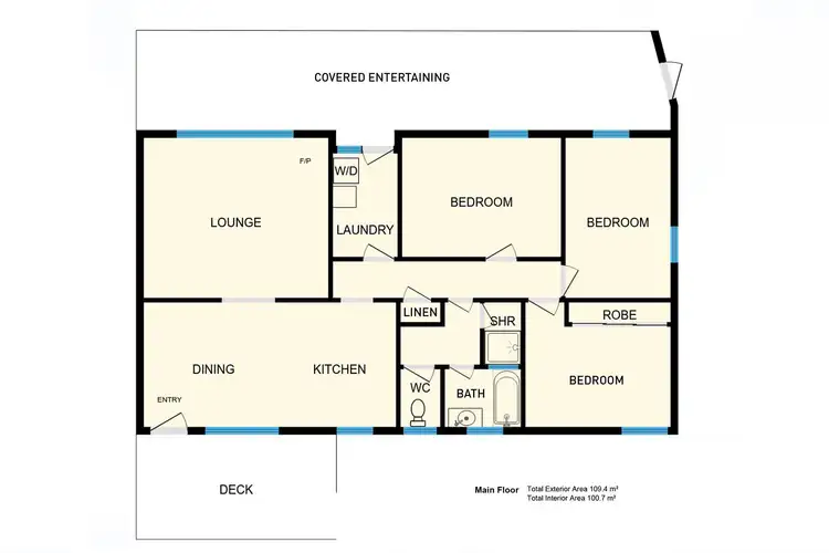 Floorplan of Homely house listing, 43 Angophora Street, Rivett ACT 2611