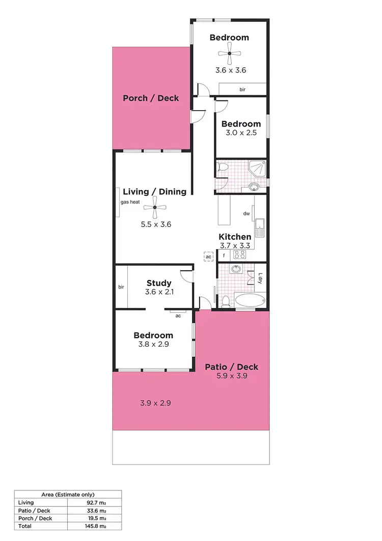 Floorplan of Homely house listing, 33 Elgin Avenue, Warradale SA 5046