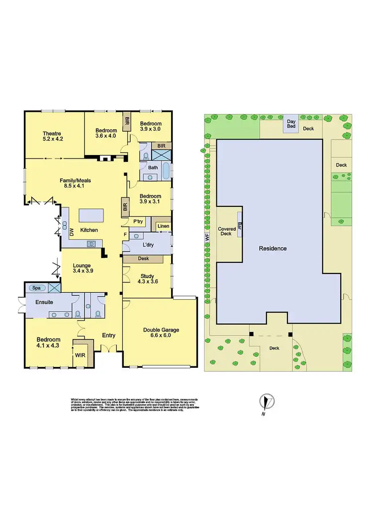 Floorplan of Homely house listing, 6 Besra Drive, Doreen VIC 3754