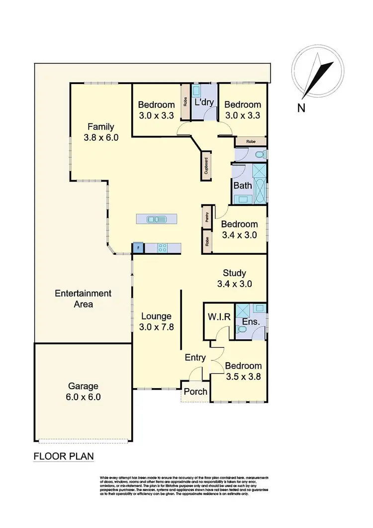 Floorplan of Homely house listing, 34 Lamour Avenue, South Morang VIC 3752