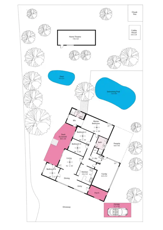 Floorplan of Homely house listing, 22 Yurilla Drive, Bellevue Heights SA 5050