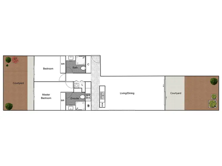 Floorplan of Homely apartment listing, 63/47-49 Mowatt Street, Queanbeyan NSW 2620