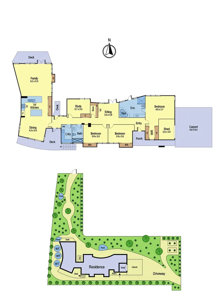 Floorplan of Homely house listing, 69 John Street, Eltham VIC 3095