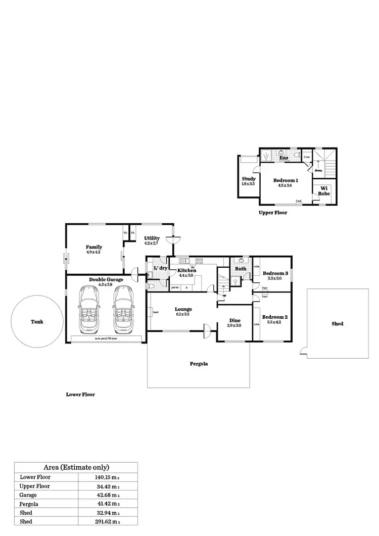 Floorplan of Homely house listing, 8 Fairview Road, Crafers SA 5152