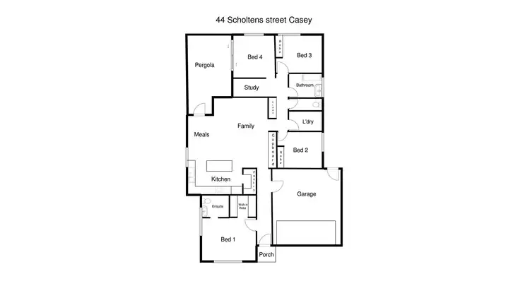 Floorplan of Homely house listing, 44 Scholtens Street, Casey ACT 2913