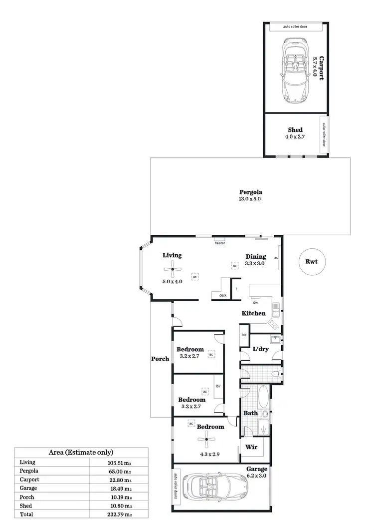 Floorplan of Homely house listing, 1/21 Chapman Street, Blackwood SA 5051