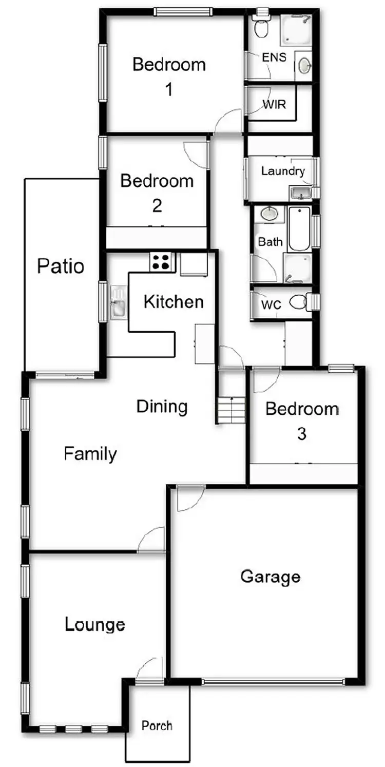 Floorplan of Homely house listing, Address available on request