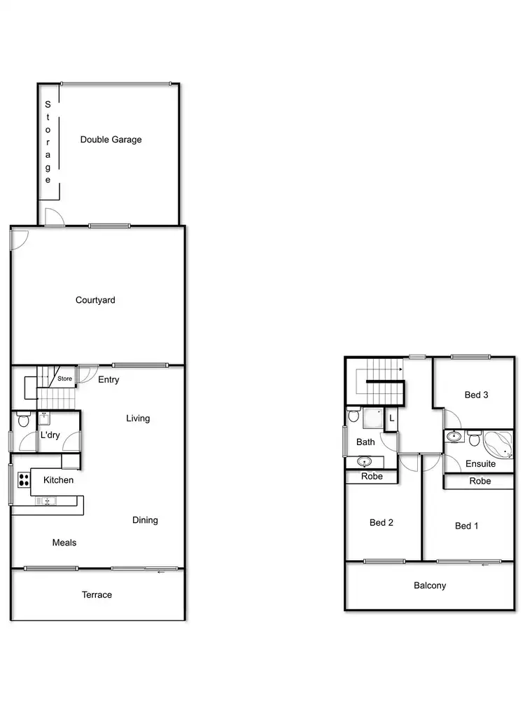 Floorplan of Homely townhouse listing, 16/25 Aspinall Street, Watson ACT 2602