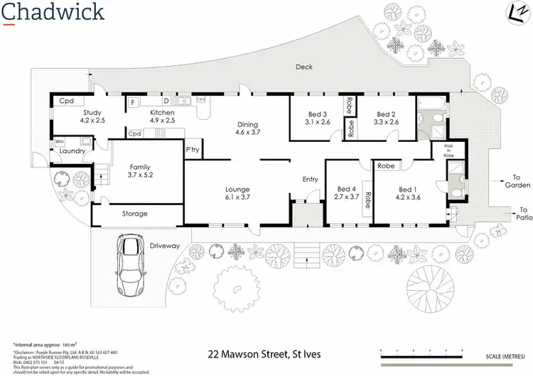 Floorplan of Homely house listing, 22 Mawson Street, St Ives NSW 2075