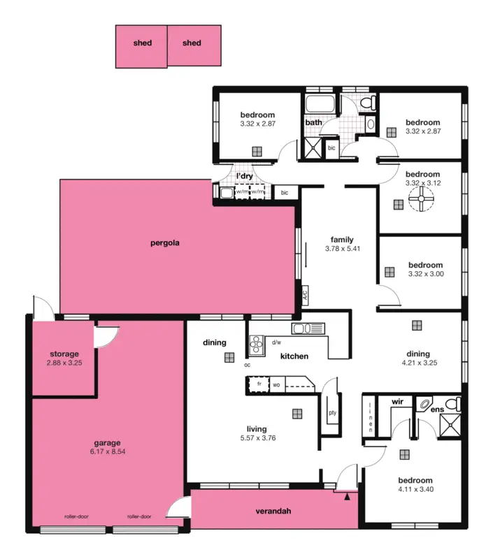 Floorplan of Homely house listing, 2 Griggs Drive, Athelstone SA 5076