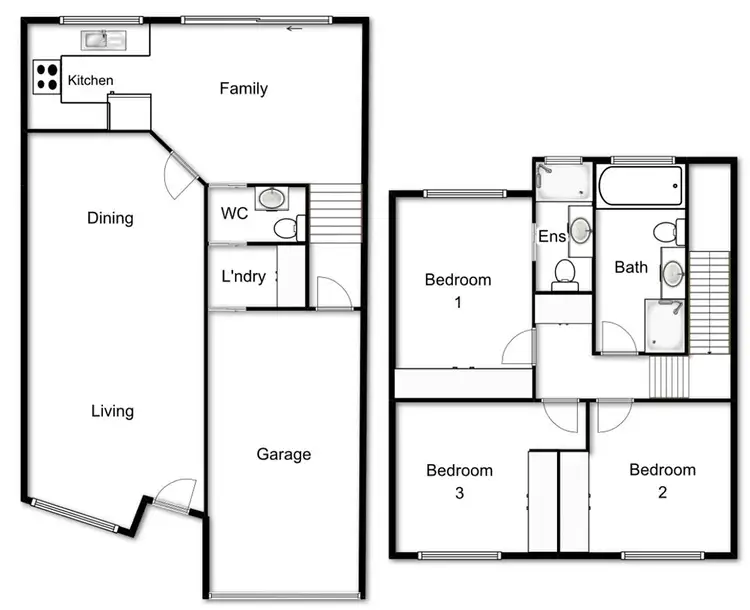 Floorplan of Homely townhouse listing, 17/14 Federal Highway, Watson ACT 2602