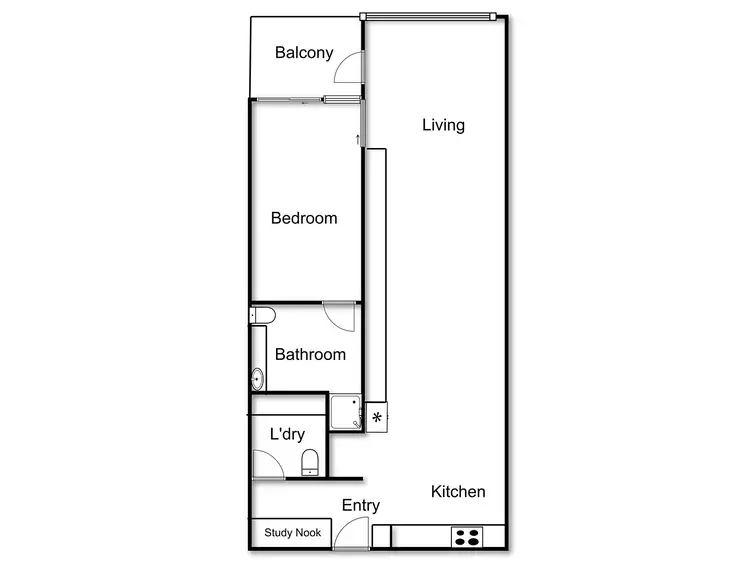 Floorplan of Homely apartment listing, 11/17 Eastlake Parade, Kingston ACT 2604