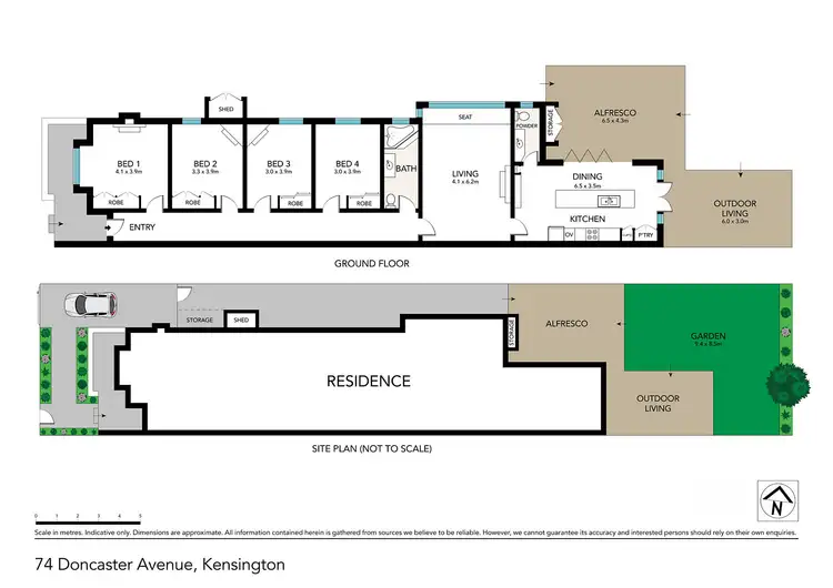 Floorplan of Homely house listing, 74 Doncaster Avenue, Kensington NSW 2033