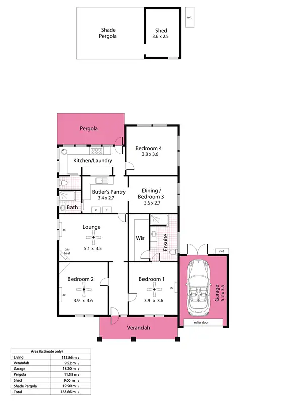 Floorplan of Homely house listing, 53 Richmond Avenue, Colonel Light Gardens SA 5041