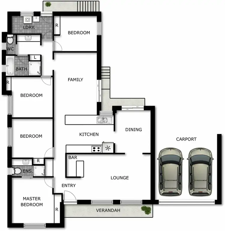 Floorplan of Homely house listing, 5 Lodder Place, Chisholm ACT 2905