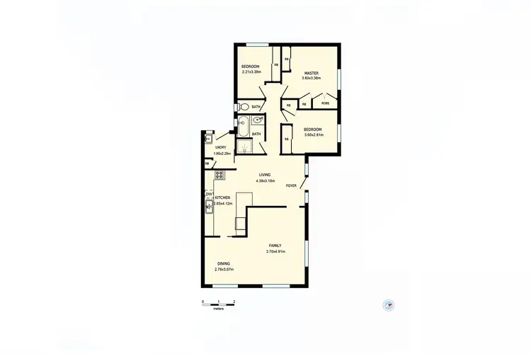 Floorplan of Homely house listing, 22 Stanfield Close, Kambah ACT 2902