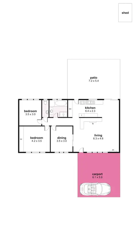Floorplan of Homely house listing, 70 Upper Sturt Road, Glenalta SA 5052