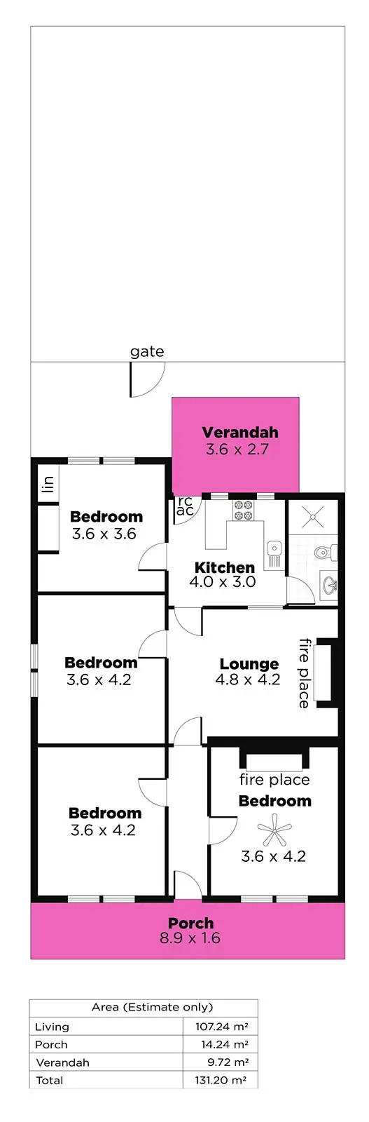 Floorplan of Homely house listing, 151 Gilbert Street, Adelaide SA 5000