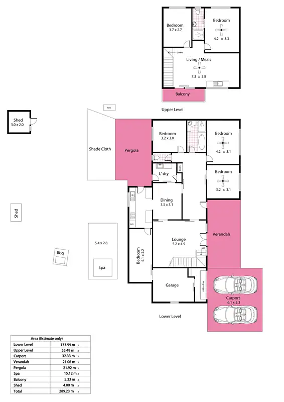 Floorplan of Homely house listing, 2 Woodbrook Avenue, Windsor Gardens SA 5087
