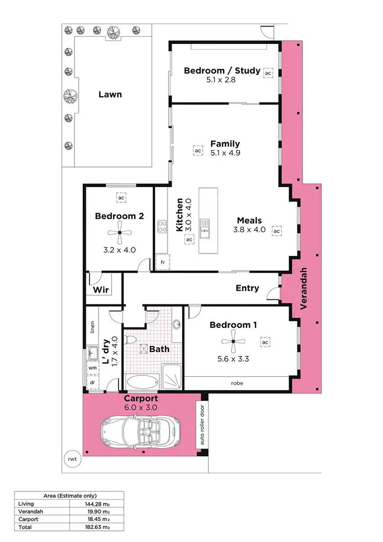 Floorplan of Homely house listing, 4C William Street, Croydon SA 5008