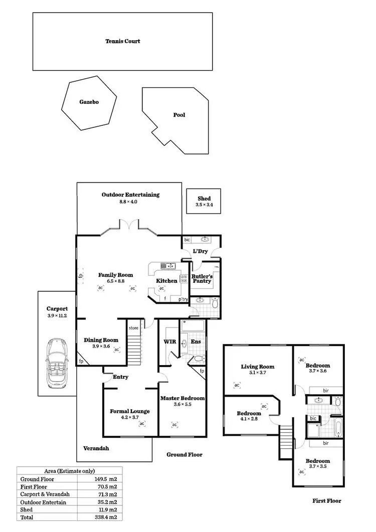 Floorplan of Homely house listing, 27 Scarborough Street, Somerton Park SA 5044