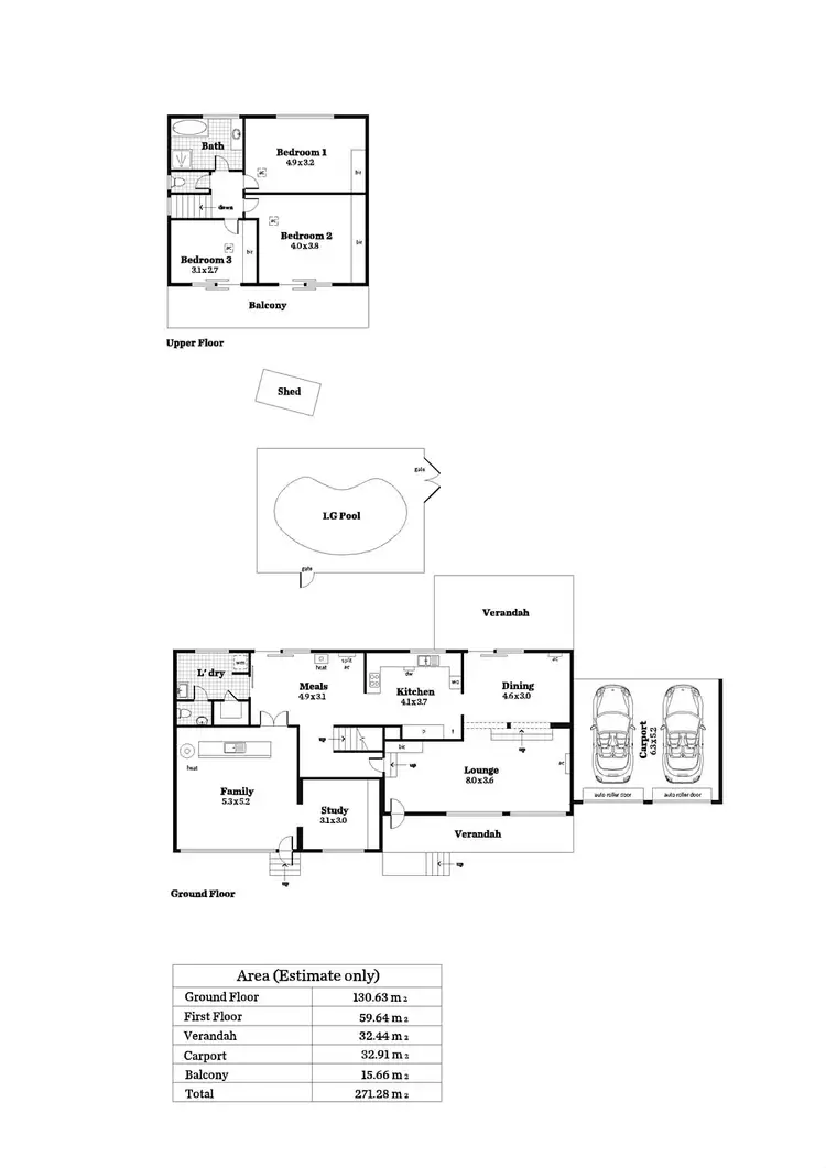 Floorplan of Homely house listing, 36 York Street, Valley View SA 5093