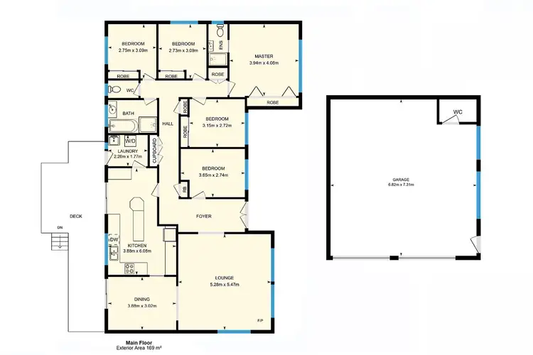 Floorplan of Homely house listing, 18 Eucumbene Drive, Duffy ACT 2611