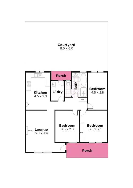 Floorplan of Homely unit listing, 6/19 Edward Street, Paralowie SA 5108