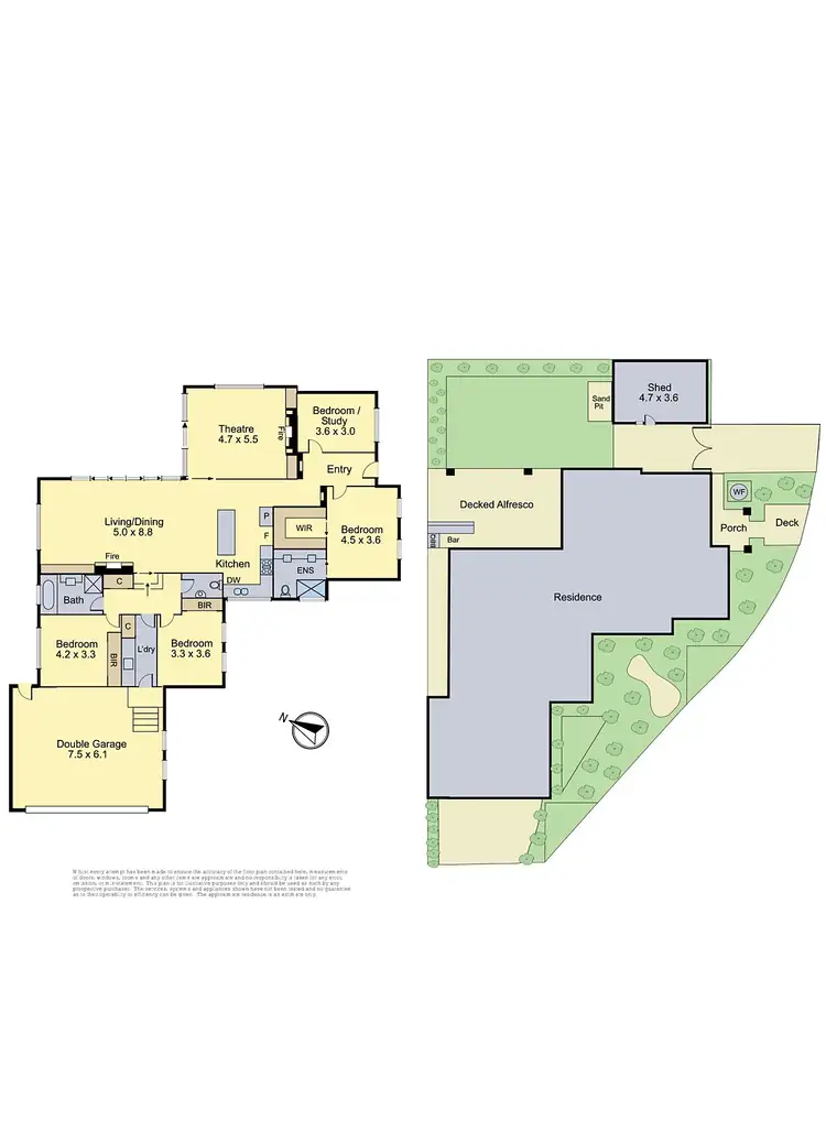 Floorplan of Homely house listing, 6 Clarendon Views, Doreen VIC 3754