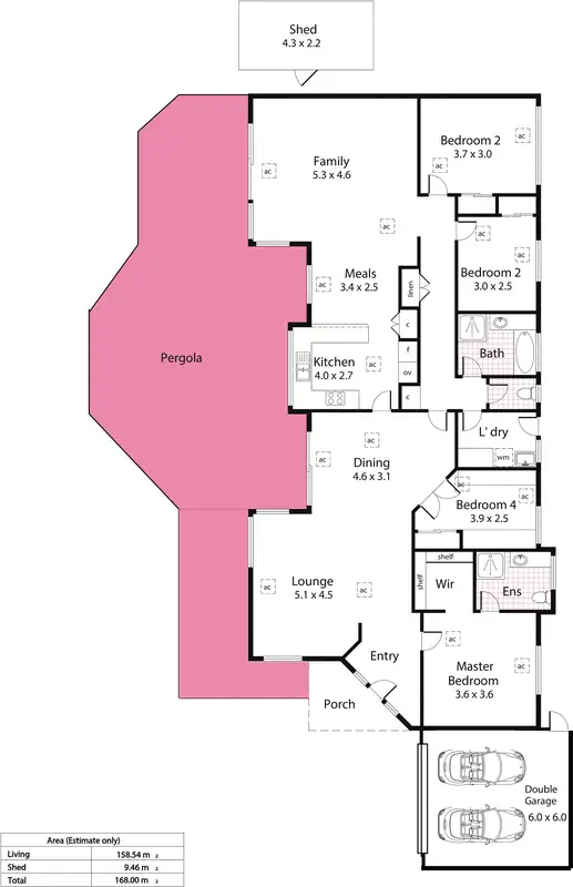 Floorplan of Homely house listing, 1 Tallarook Road, Hawthorndene SA 5051