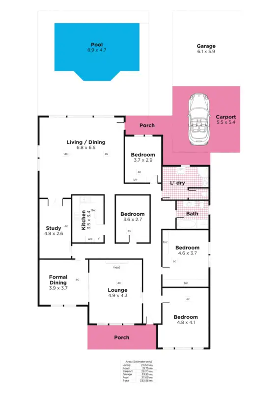 Floorplan of Homely house listing, 16 Wattle Avenue, Lower Mitcham SA 5062
