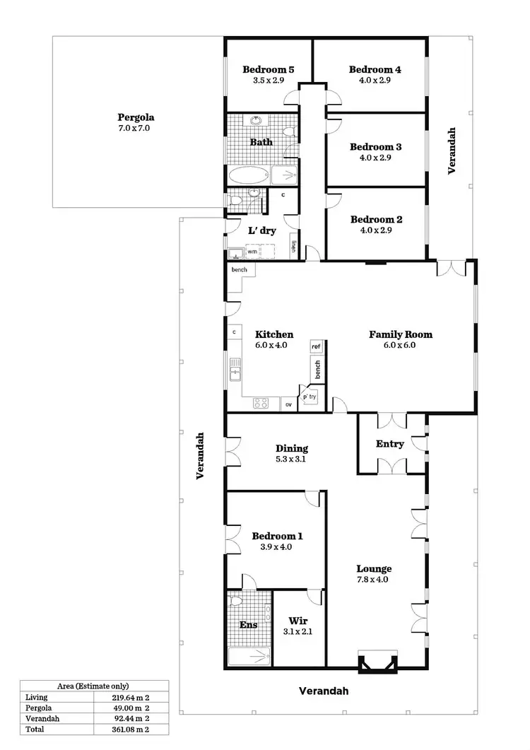 Floorplan of Homely house listing, 24 Martin Road, Hahndorf SA 5245