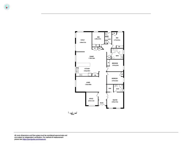 Floorplan of Homely house listing, 8 Godson Place, Dunlop ACT 2615