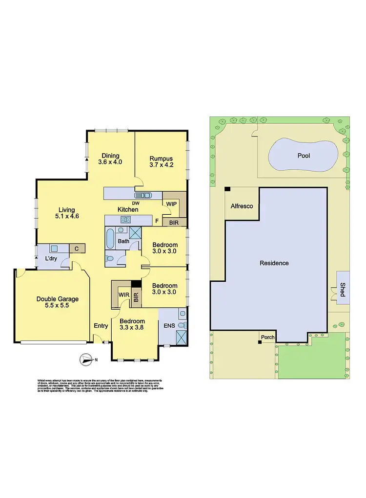 Floorplan of Homely house listing, 3 Cormorant Close, Doreen VIC 3754