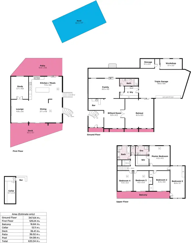 Floorplan of Homely house listing, 16 Blyth Street, Glen Osmond SA 5064