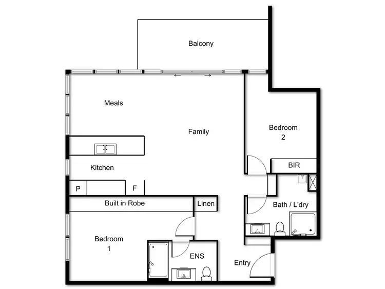 Floorplan of Homely unit listing, Address available on request