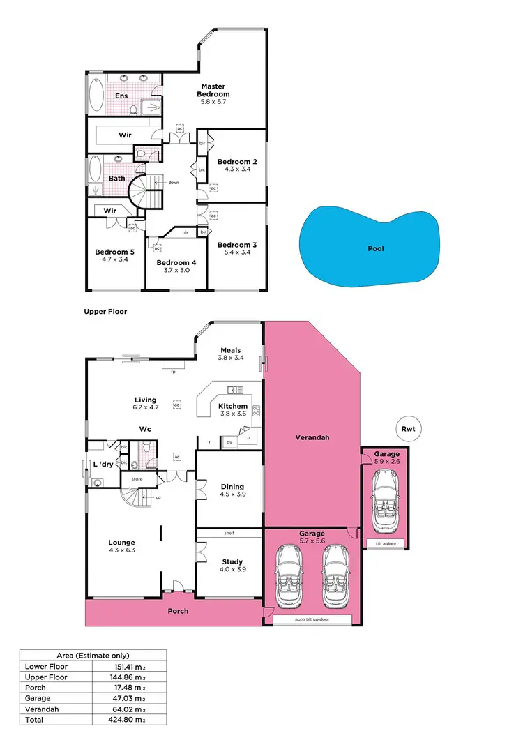 Floorplan of Homely house listing, 38 Ironbark Avenue, Flagstaff Hill SA 5159