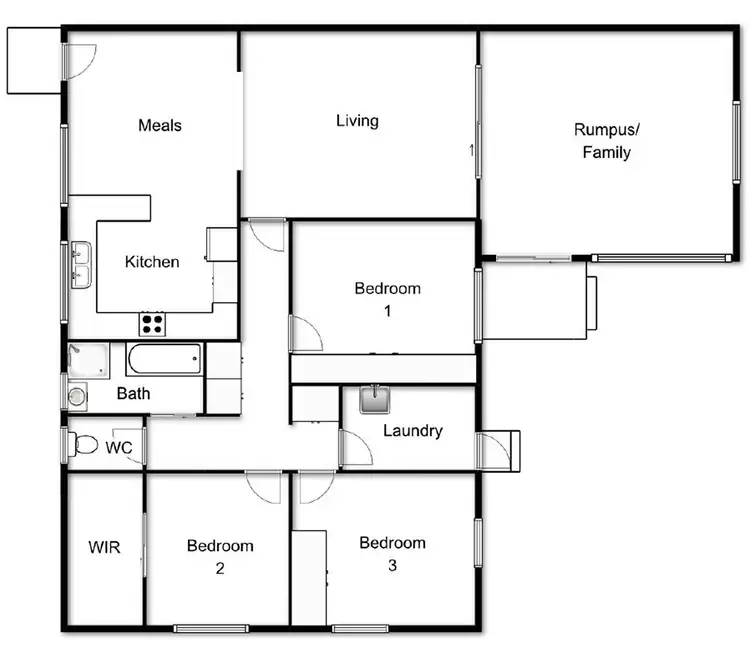 Floorplan of Homely house listing, 4 Therry Place, Watson ACT 2602