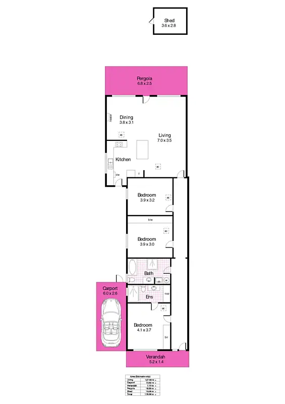 Floorplan of Homely house listing, 52 Winchester Street, Malvern SA 5061