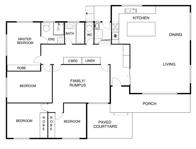 Floorplan of Homely house listing, 1 Tantangara Street, Duffy ACT 2611