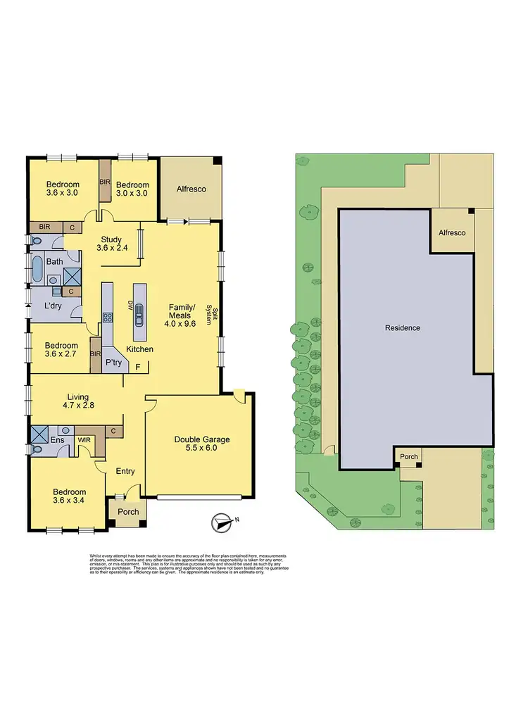 Floorplan of Homely house listing, 1 Comet Avenue, Doreen VIC 3754