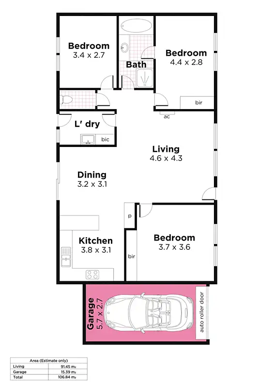 Floorplan of Homely house listing, 5 Jewell Street, Oaklands Park SA 5046