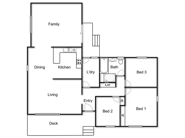 Floorplan of Homely house listing, 5 Birubi Place, Giralang ACT 2617