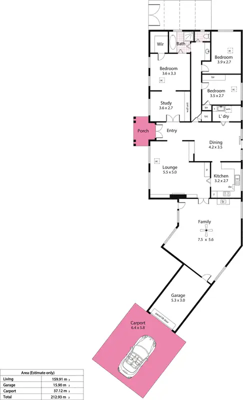 Floorplan of Homely house listing, 1 Sandercock Road, Crafers SA 5152