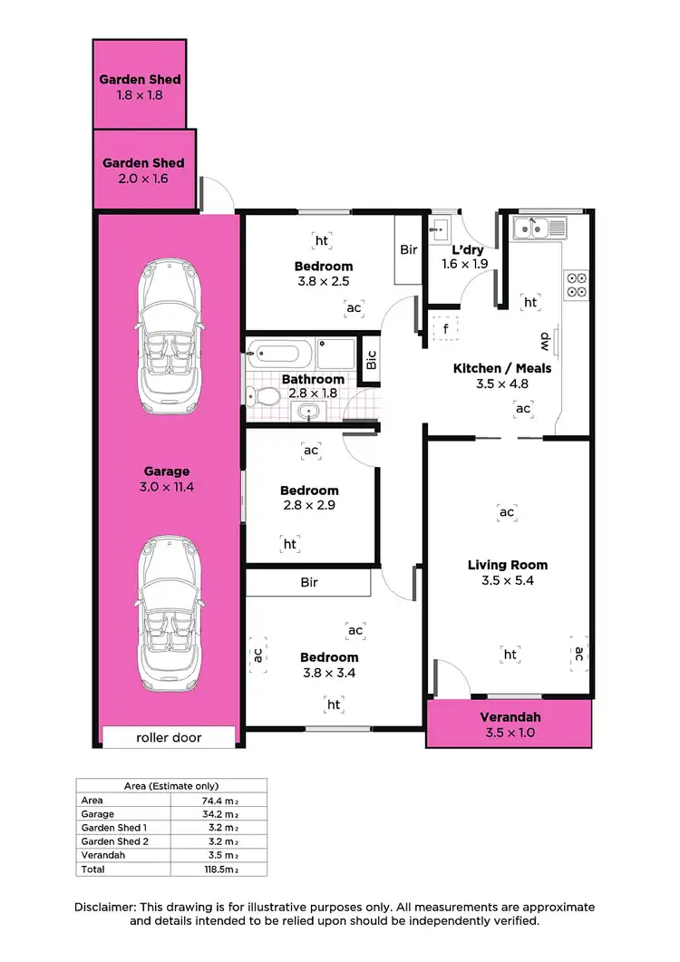 Floorplan of Homely unit listing, 2/109 Morphett Road, Morphettville SA 5043